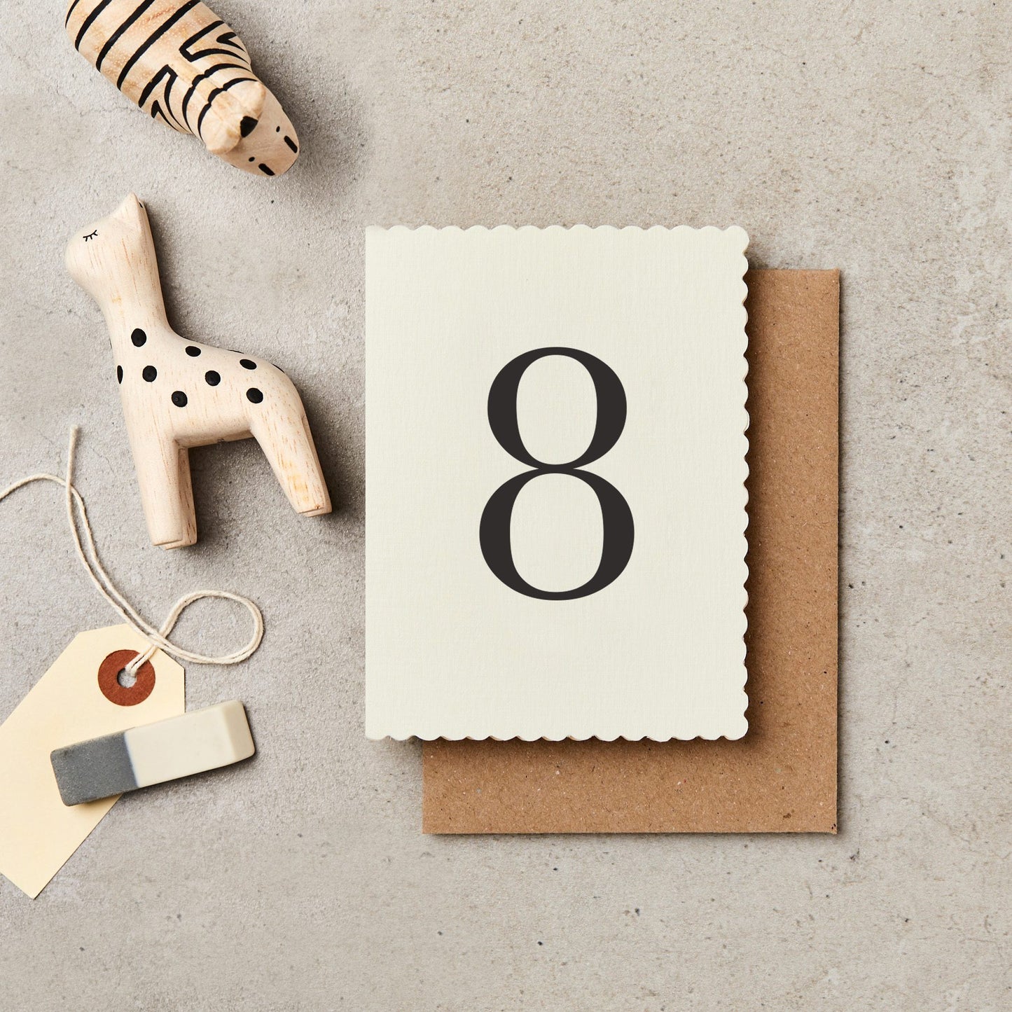 8 Year Old Birthday Card