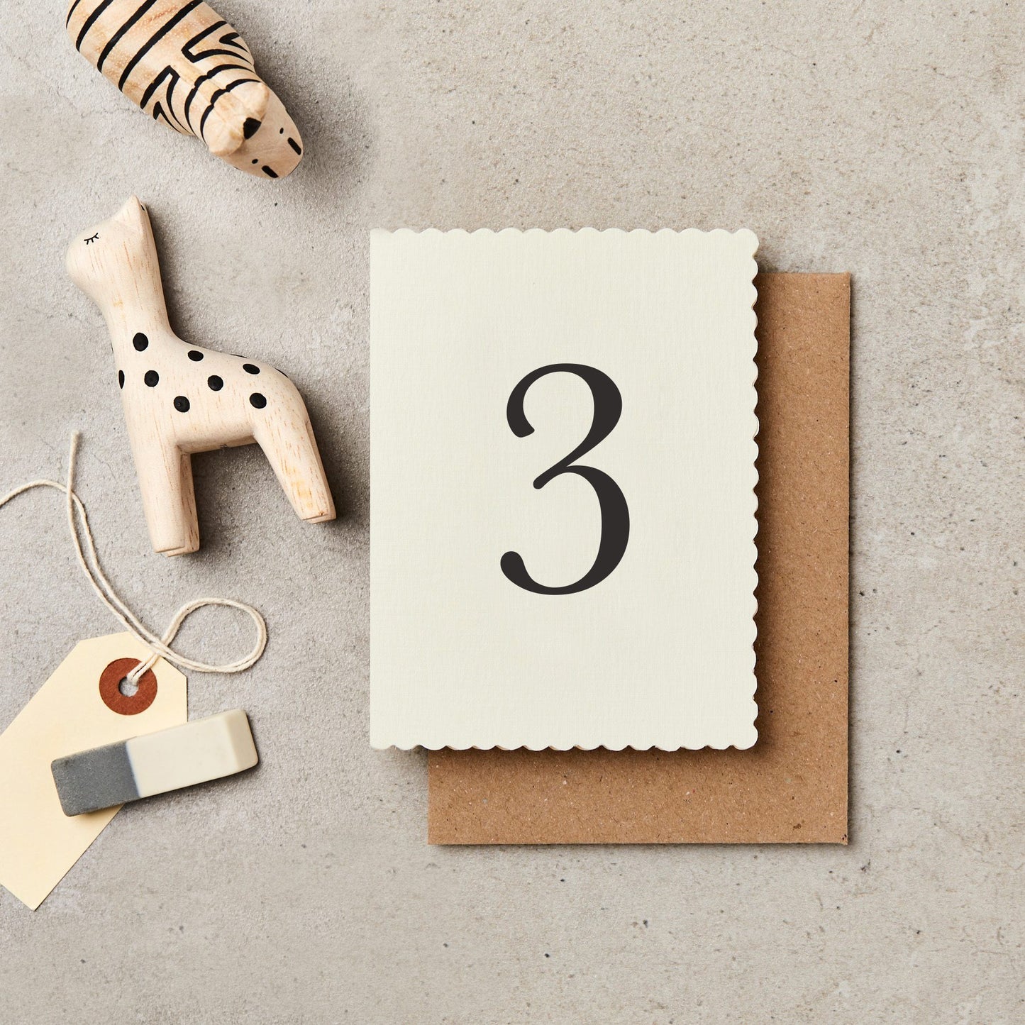 3 Year Old Birthday Card