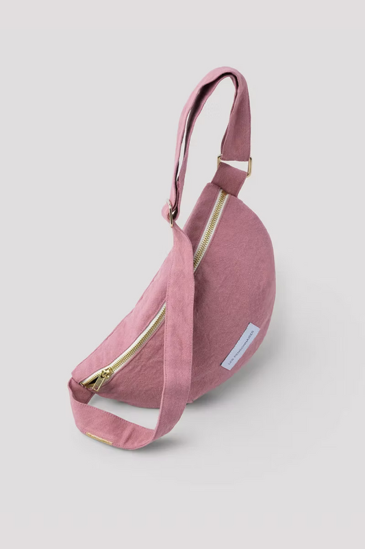 Les Pensionnaires organic cotton belt bag in Rosewood - stationery accessories - Katie Leamon