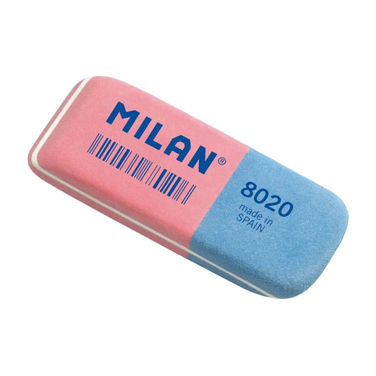 Milan Double-use Bevelled Erasers 8020