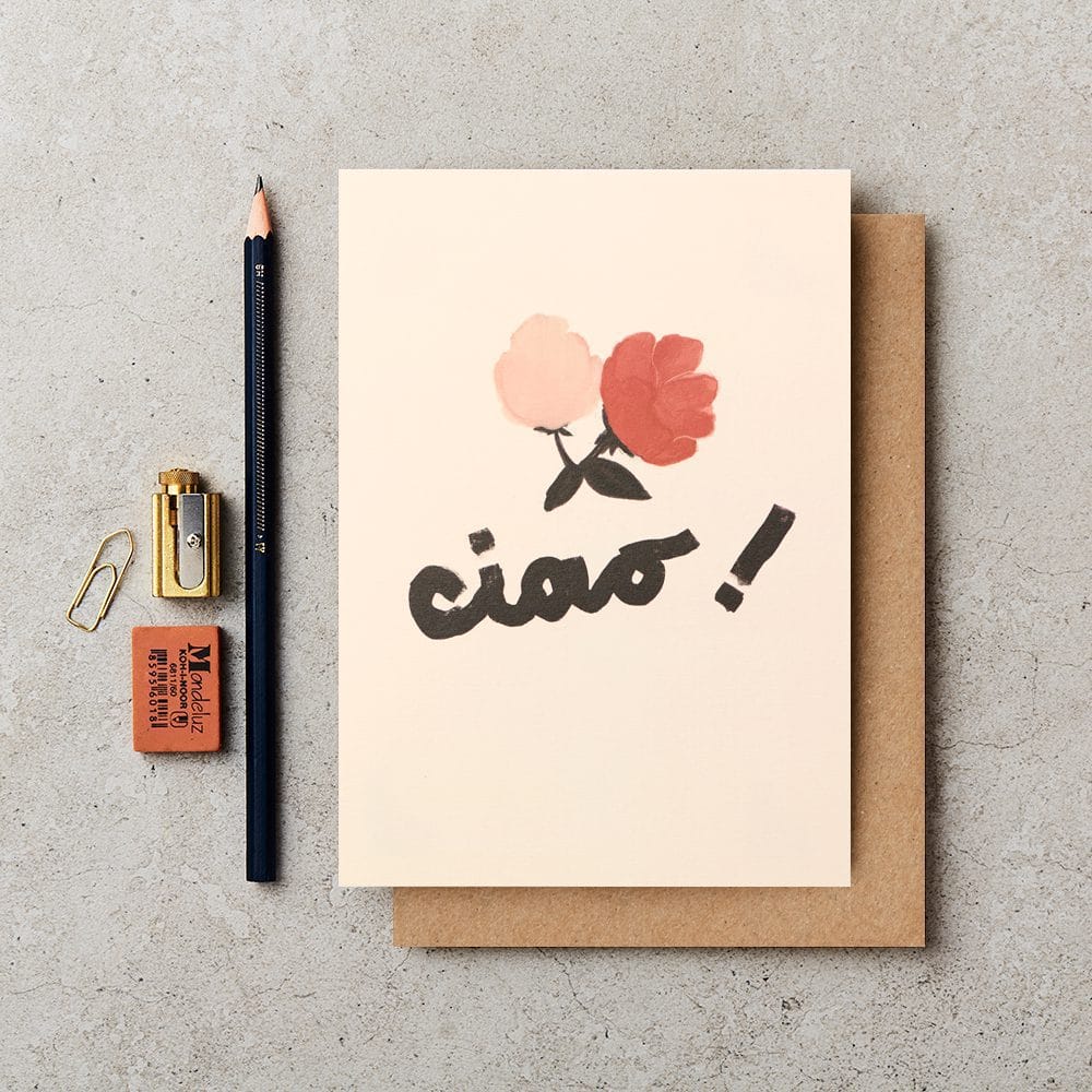 Ciao Rose Card
