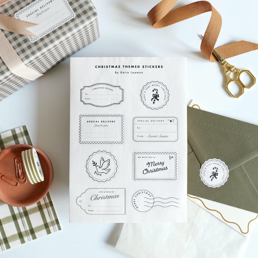Christmas Sticker Sheets