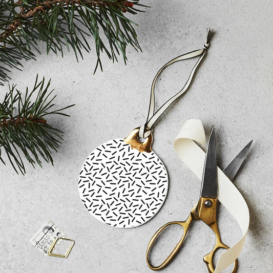 Ceramic Confetti Christmas Decoration