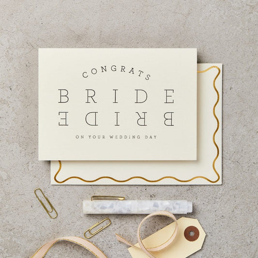 Congrats Bride & Bride Wedding Card