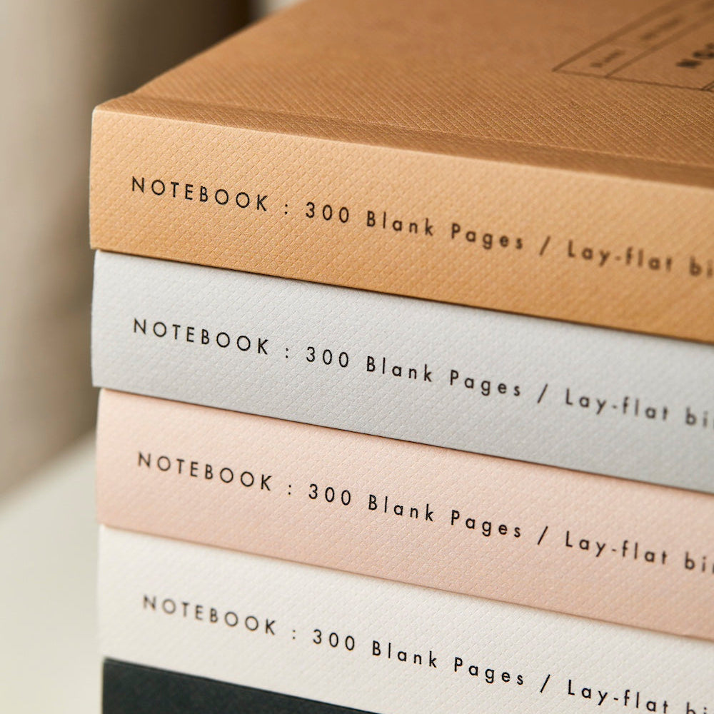katie leamon 300 blank page lay flat notebooks