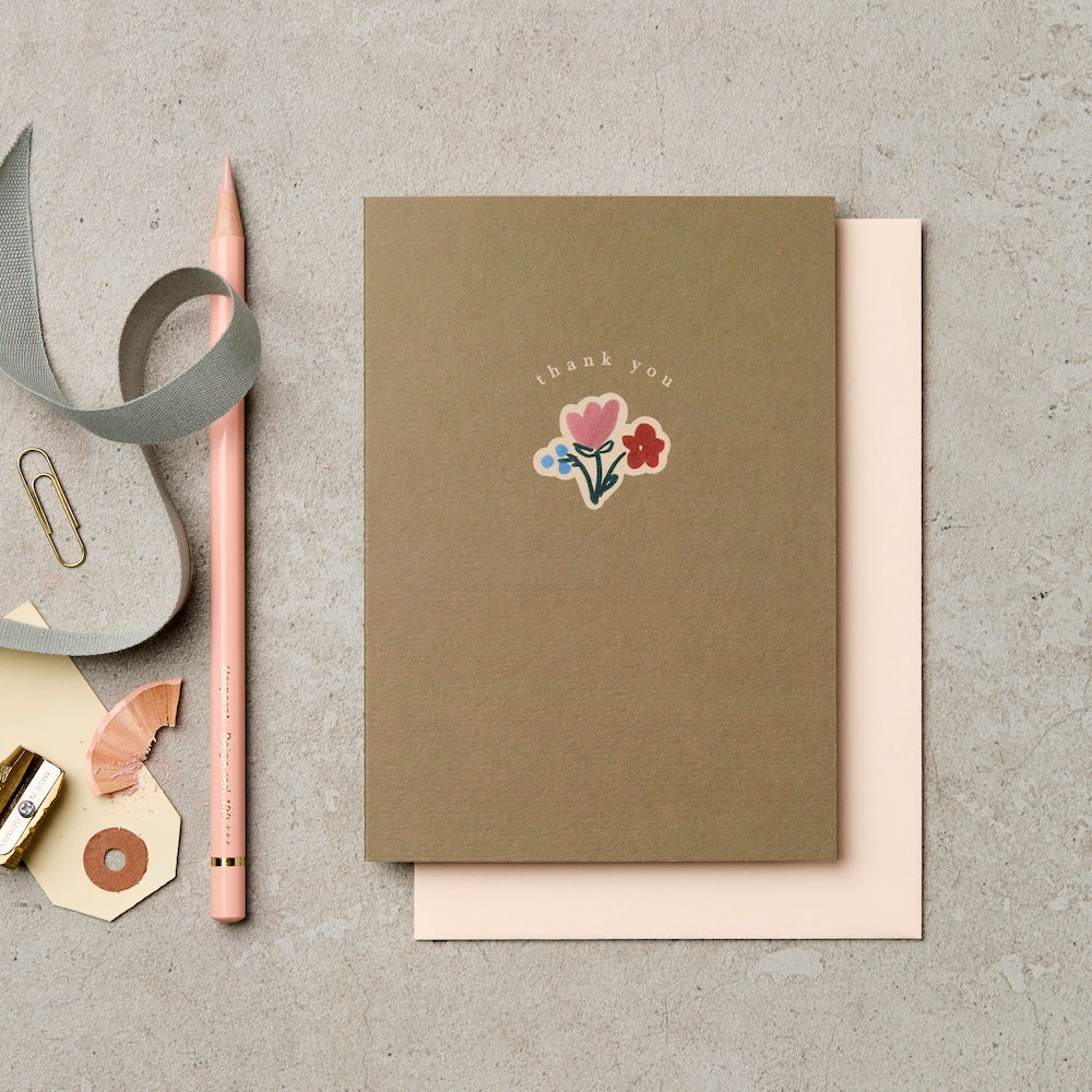 Thank You Posy Card