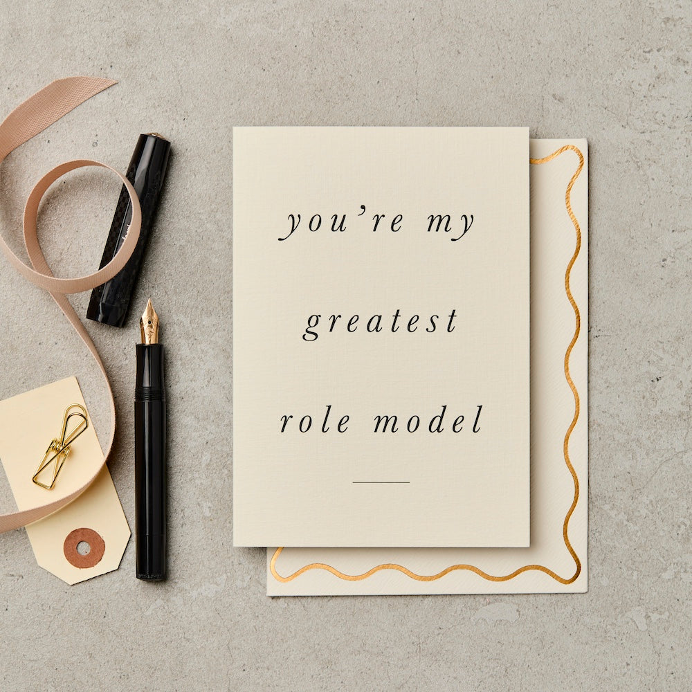 You're My Greatest Role Model Card – mother's day card – Katie Leamon