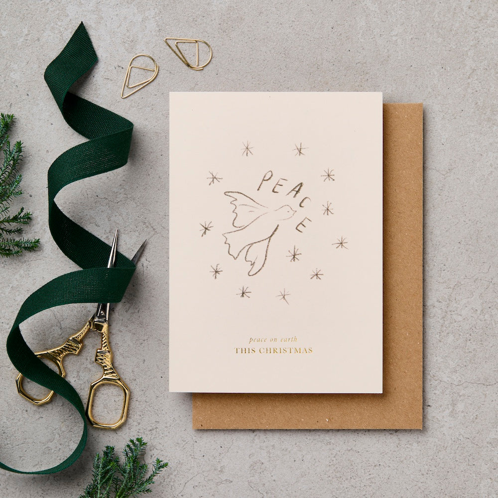 Box Set of 8 Peace on Earth Christmas Cards