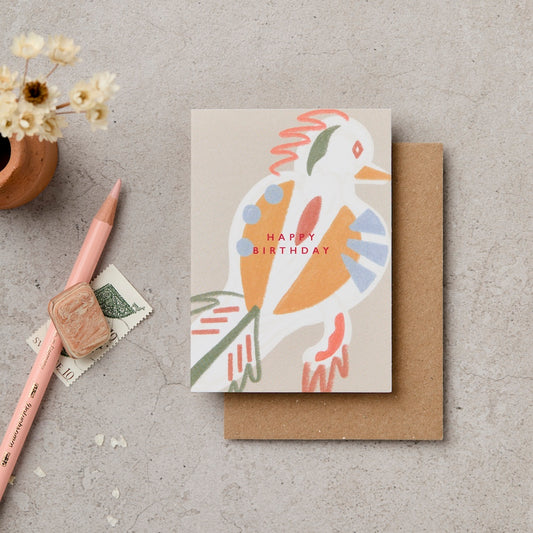 Mini Doodle Bird Greeting Card