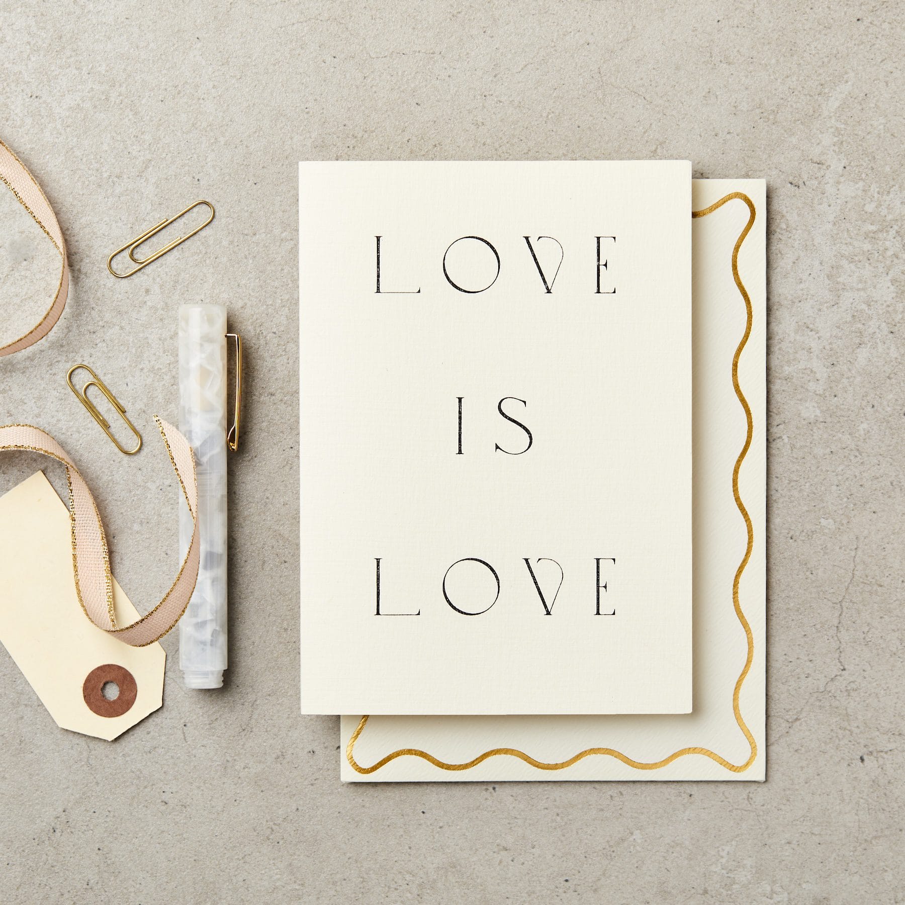 Love is Love – love and friendship card – Katie Leamon