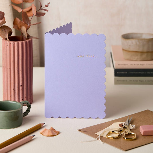 Scallop With Thanks Lavender