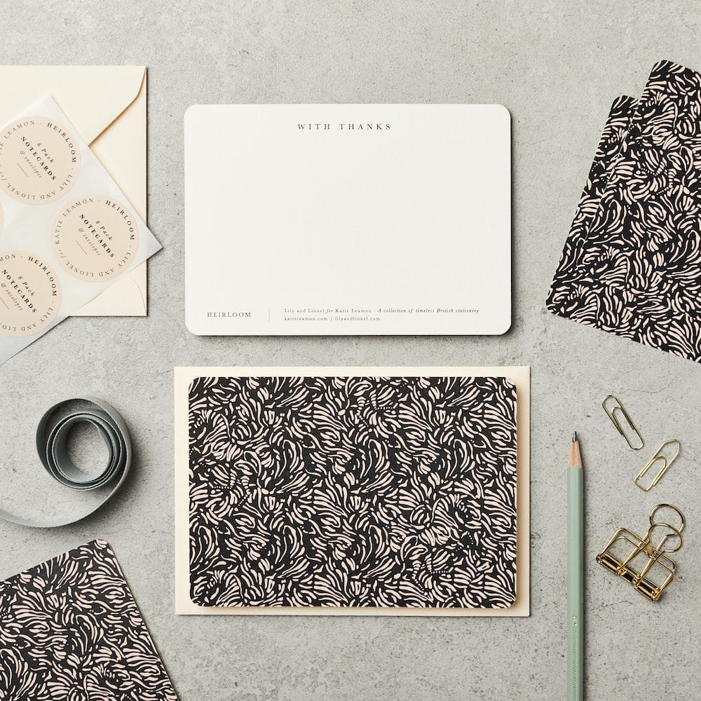 6pk Hidden Zebra Notecards