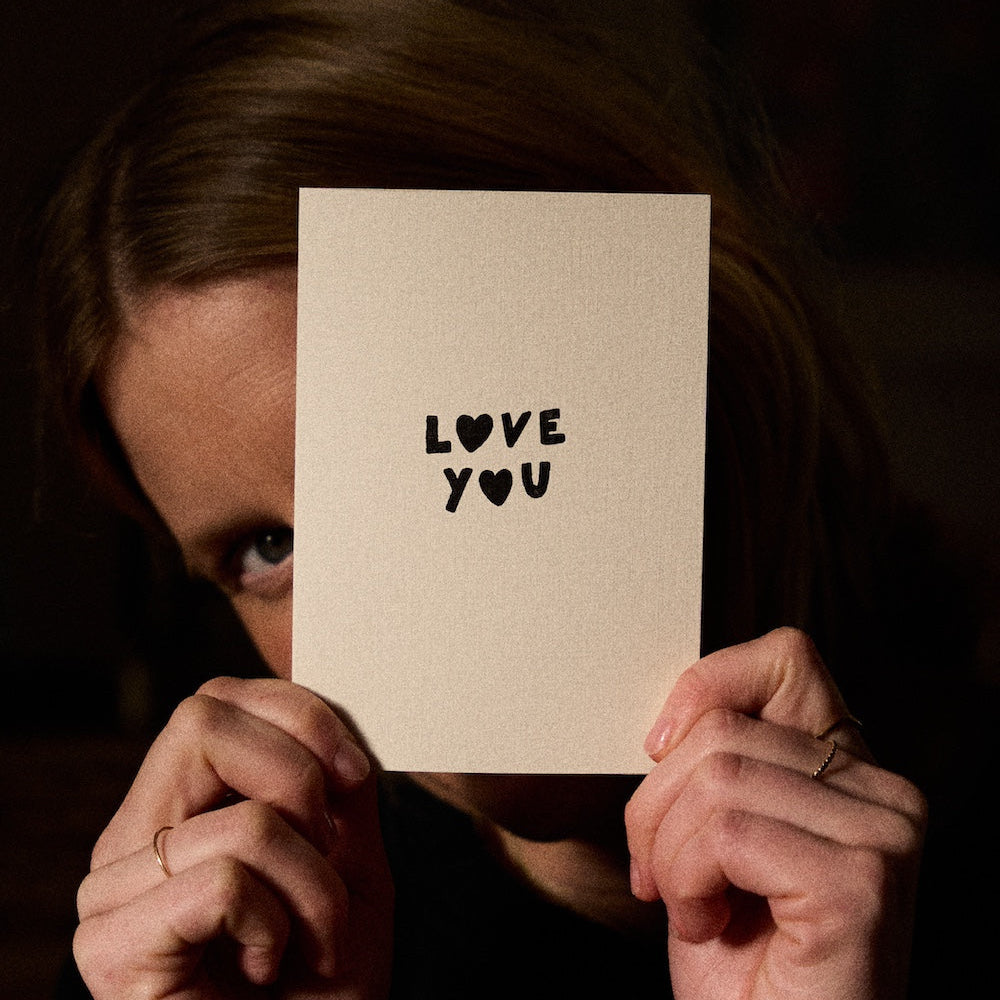 HP Love You Hearts – mother's day card – Katie Leamon