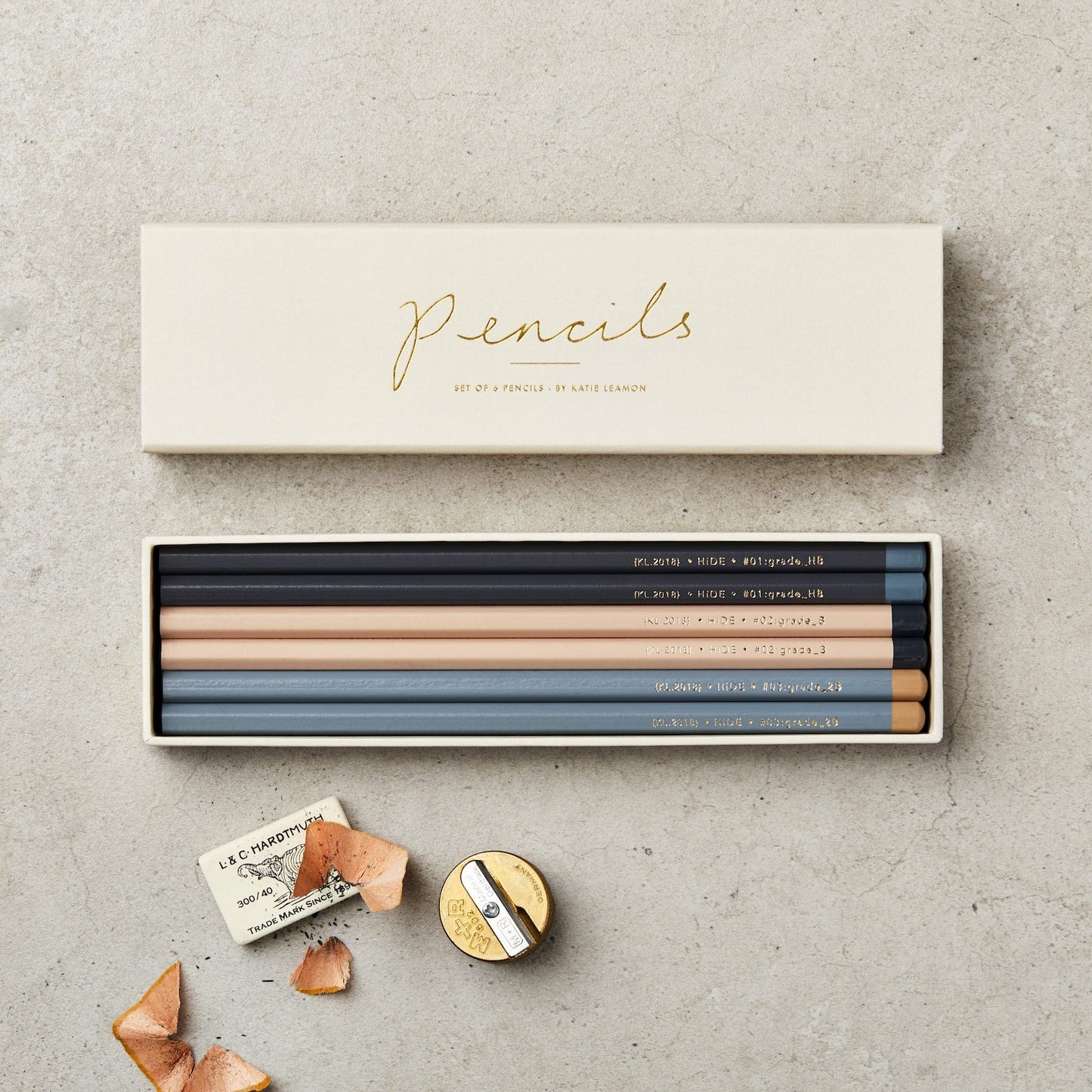 Assorted Box of 6 Pencils - Set 1