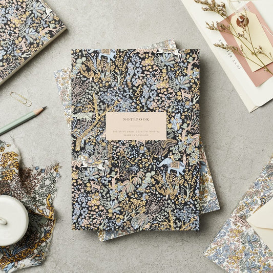 Forest Black Notebook