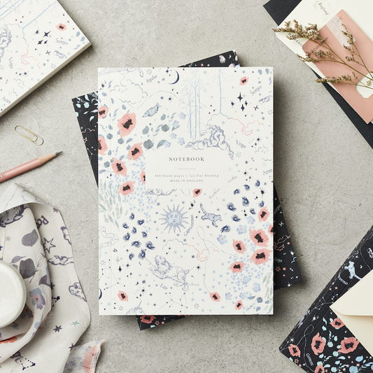 Zodiac Ivory Lay Flat Notebook