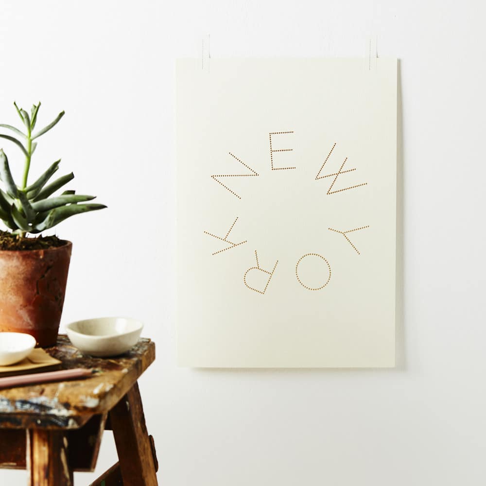 A4 New York Print – luxury stationery – Katie Leamon