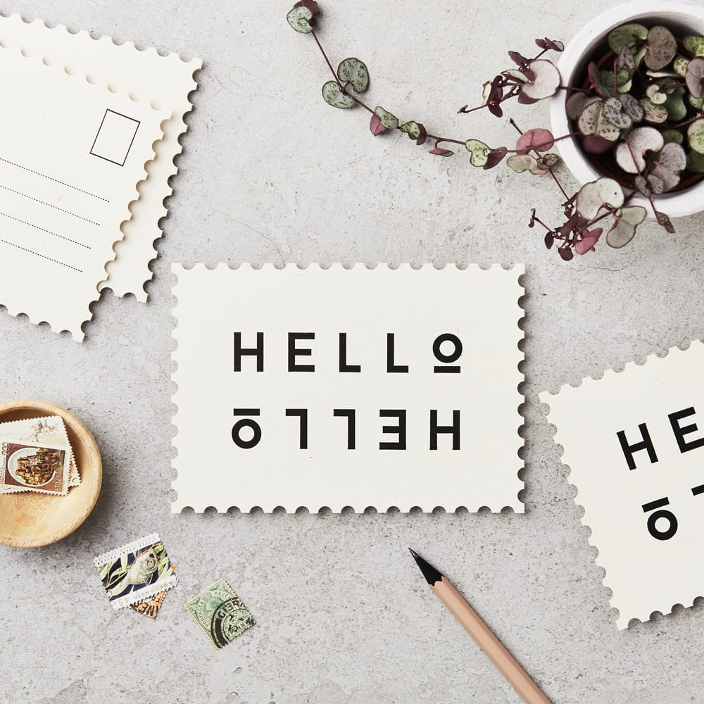 Katie Leamon Hello Hello Postcard