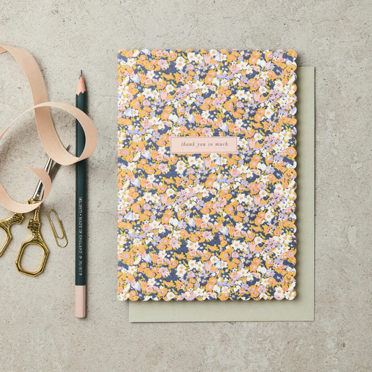 L&L Patricia Yellow Thank You So Much – thank you card – Katie Leamon