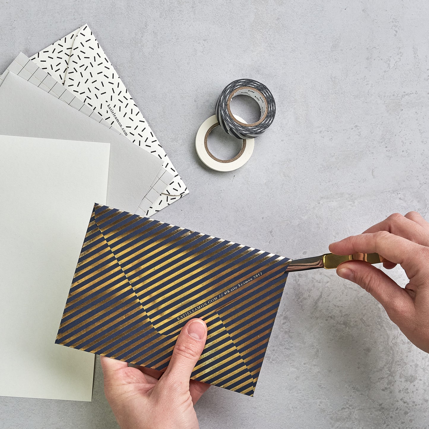 Katie Leamon 18cm Brass Letter Opener