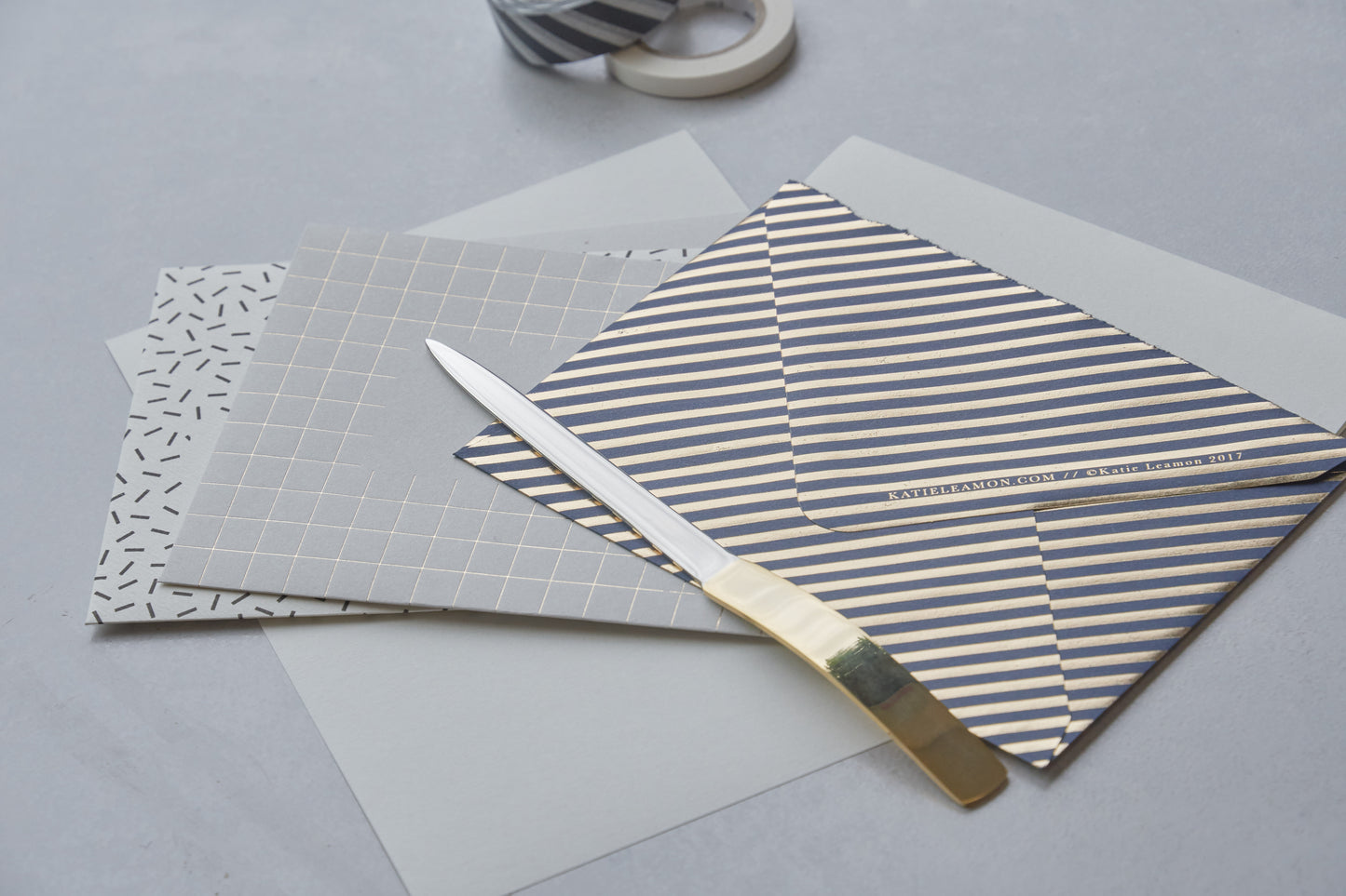 Katie Leamon 18cm Brass Letter Opener