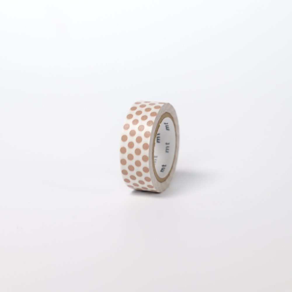 Milk Tea Dot Washi Tape
