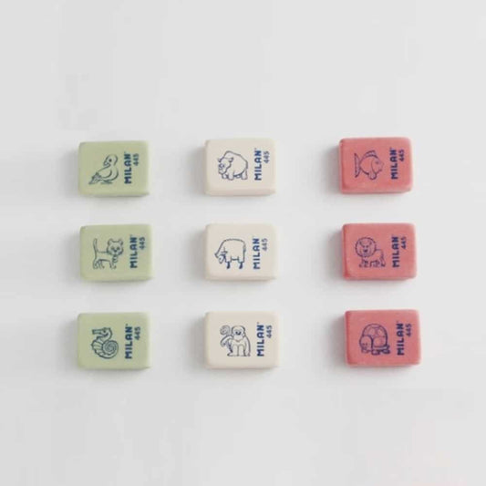 Pack of 3 Milan Synthetic Erasers