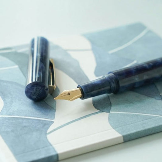 Hightide Marbled Fountain Pen Green