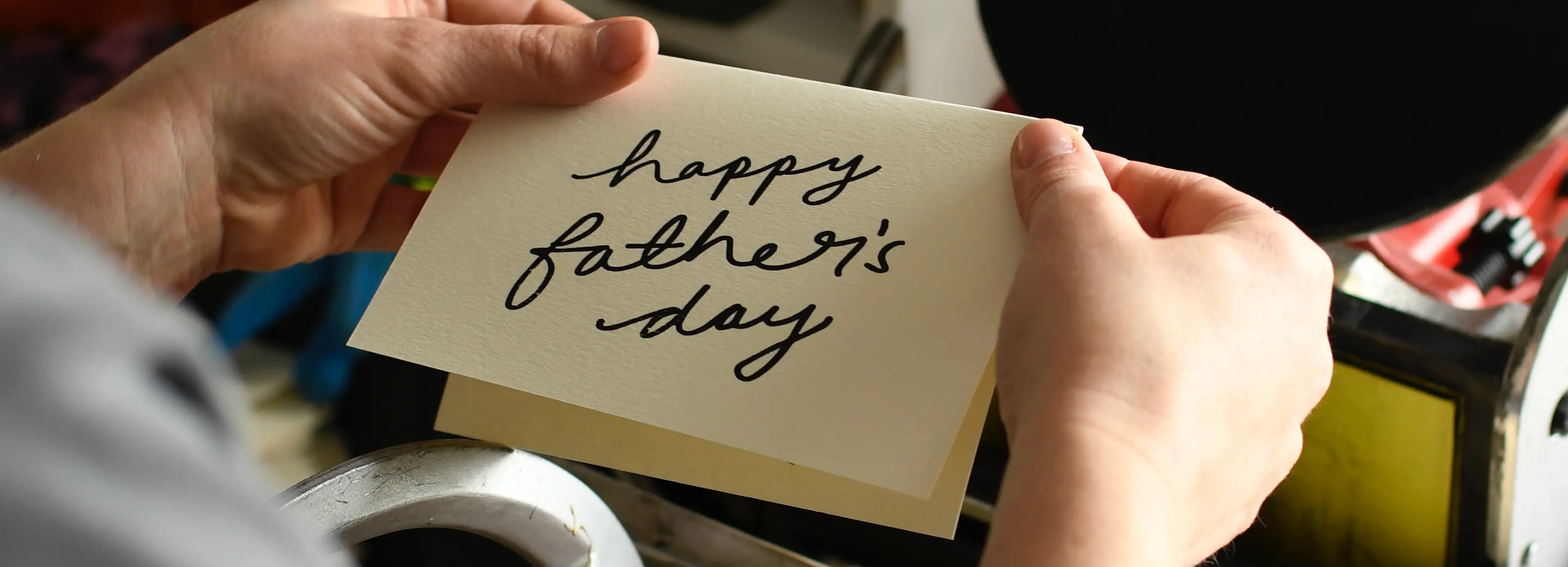 katie leamon hand printed happy fathers day cards