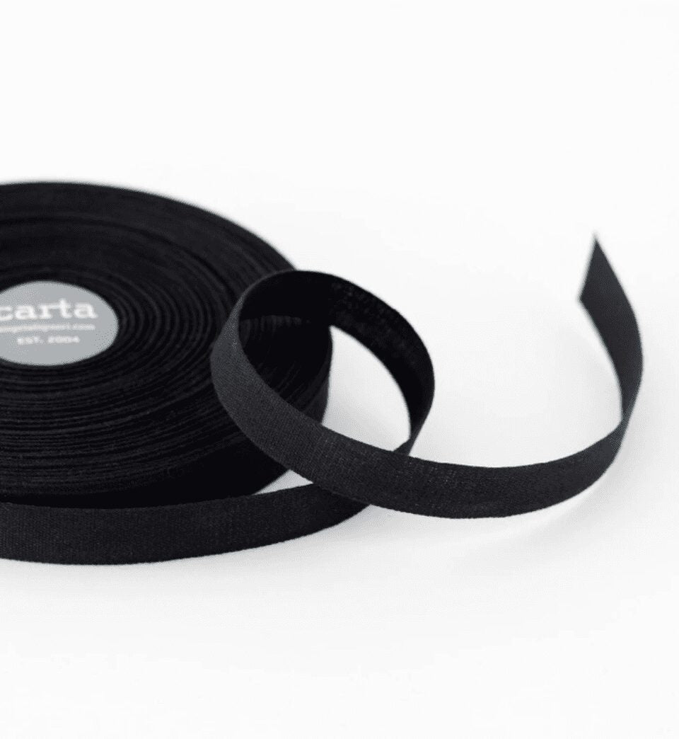 Black Cotton Ribbon