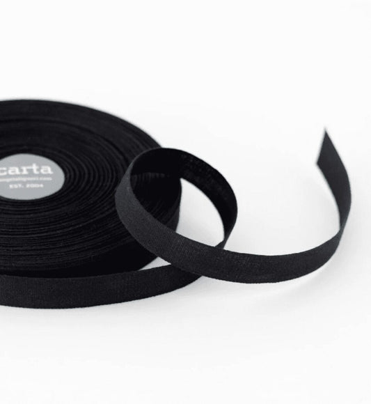 Black Cotton Ribbon