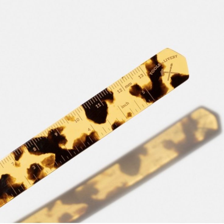 Tools to Live By Hexetate Ruler in Yellow