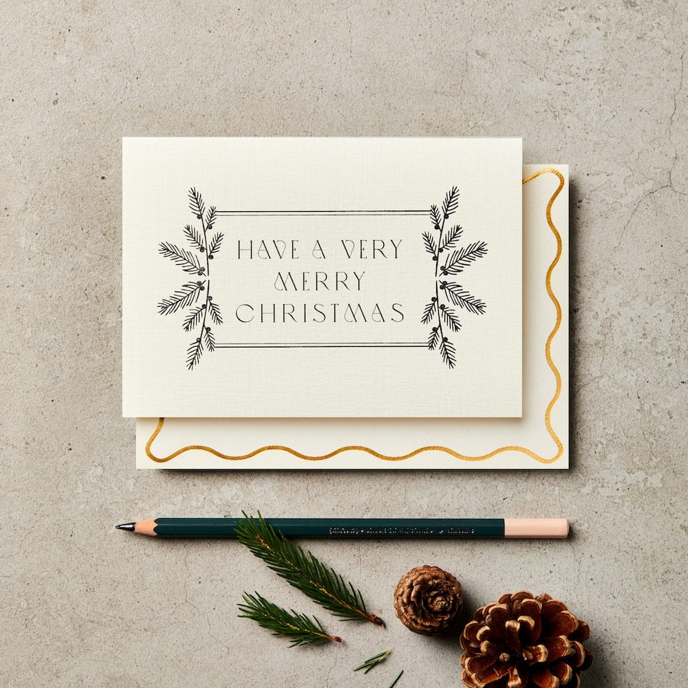 Box of 8 'Have A Very Merry Christmas' Card