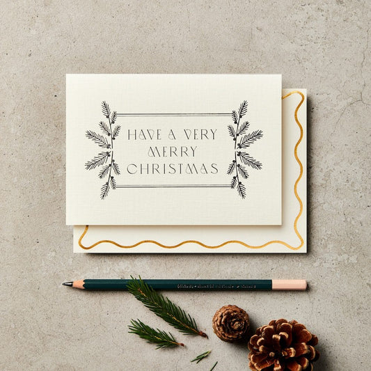 Box of 8 'Have A Very Merry Christmas' Card