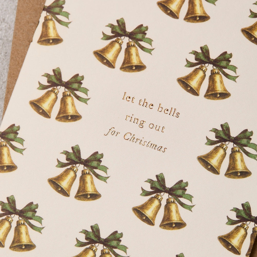Vintage Bells Multi Christmas Card