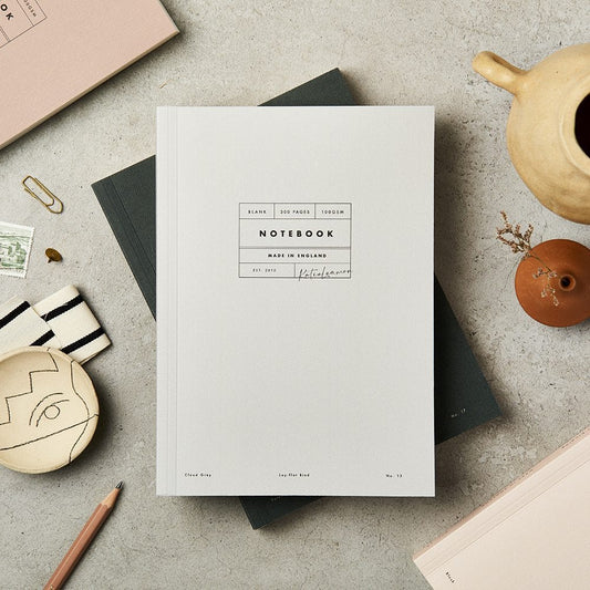 Vol 13: Cloudy Grey Lay Flat Notebook