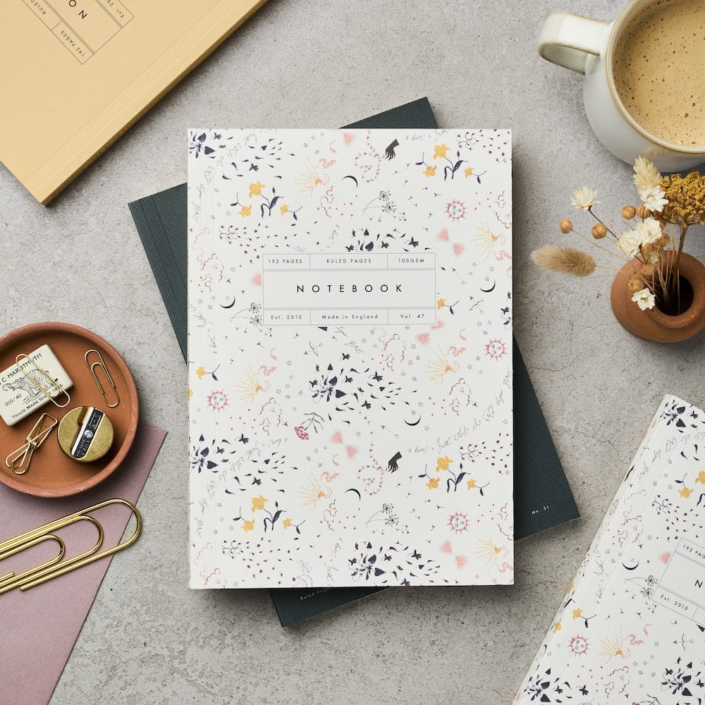Vol 47: Ruled Love Letter Flat Lay Notebook