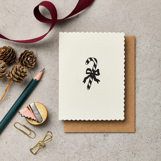 A7 Christmas Motif Cracker Card