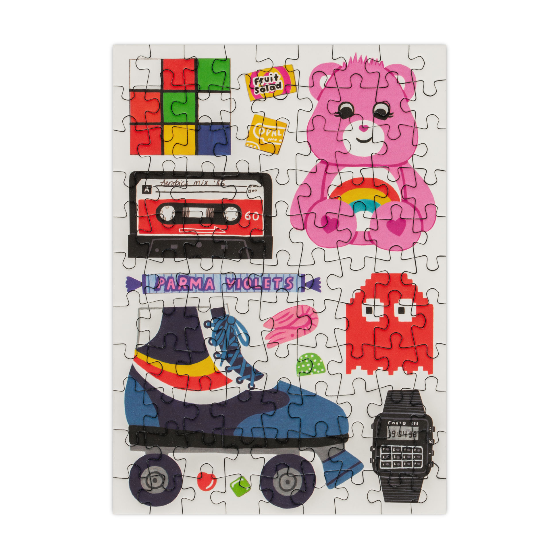Retro 80's - 99 Piece Mini Jigsaw Puzzle – luxury stationery – Katie Leamon