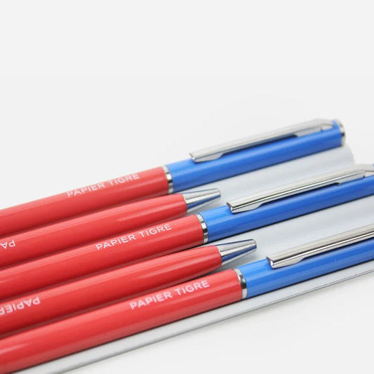 Papier Tigre Ballpoint Pen Red & Blue