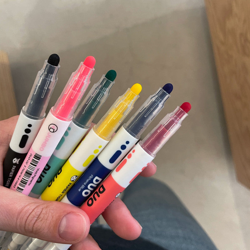 Papier Tigre Duo Felt Pens - Red