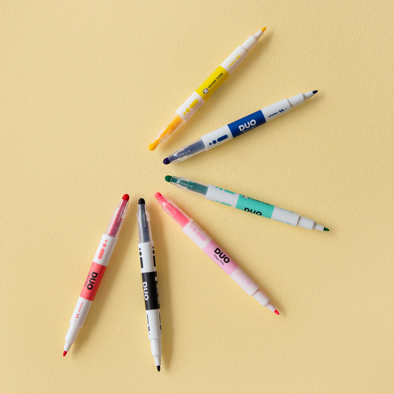 Papier Tigre Duo Felt Pens - Red