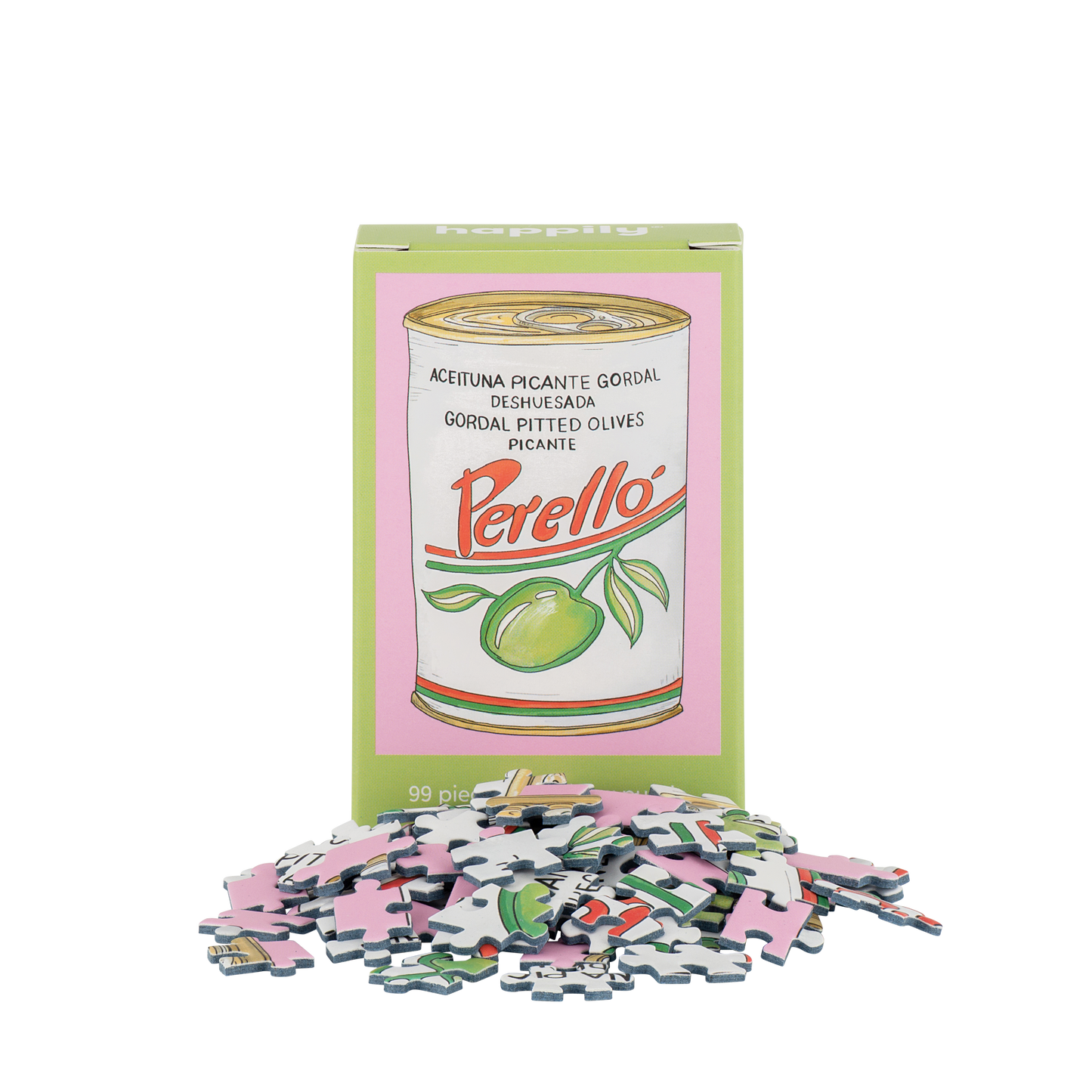 Olives - 99 Piece Mini Jigsaw Puzzle – luxury stationery – Katie Leamon