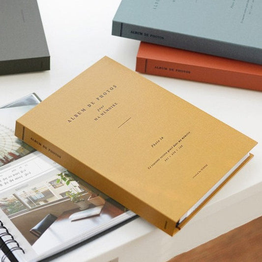 Iconic 4 x 6" Photo Album in Dark Grey