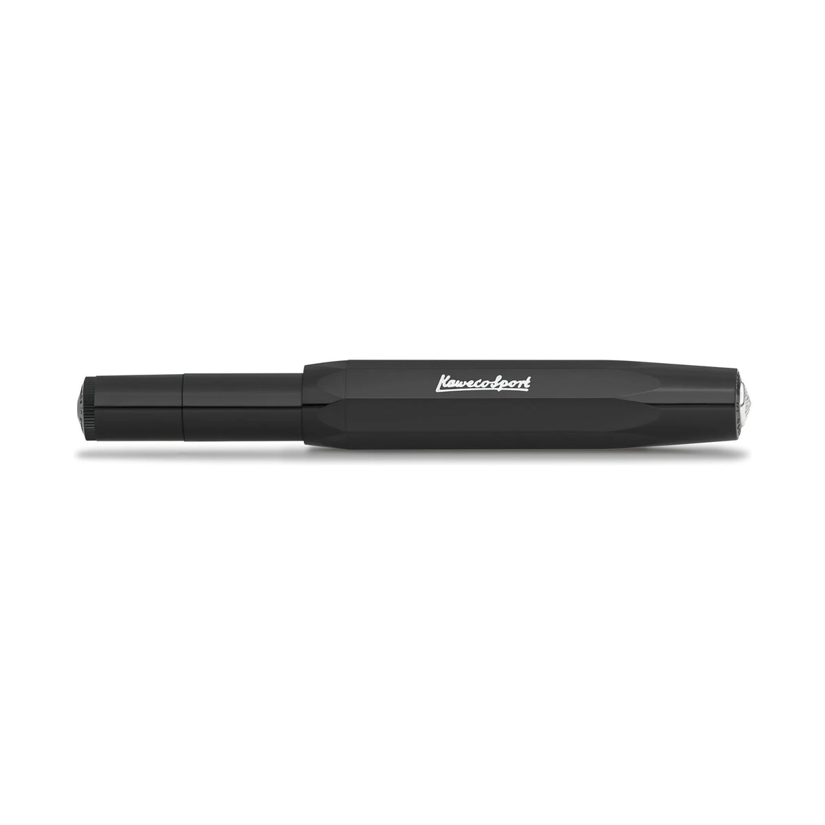 Kaweco Skyline Sport fountain pen in black, capped