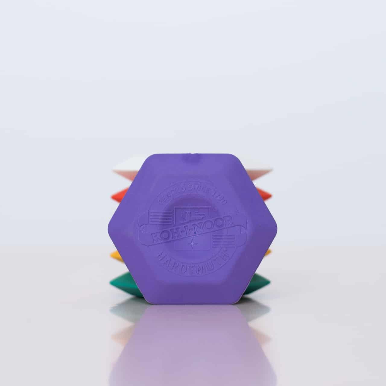 Koh-I-Noor Multi Coloured Hexagon Erasers